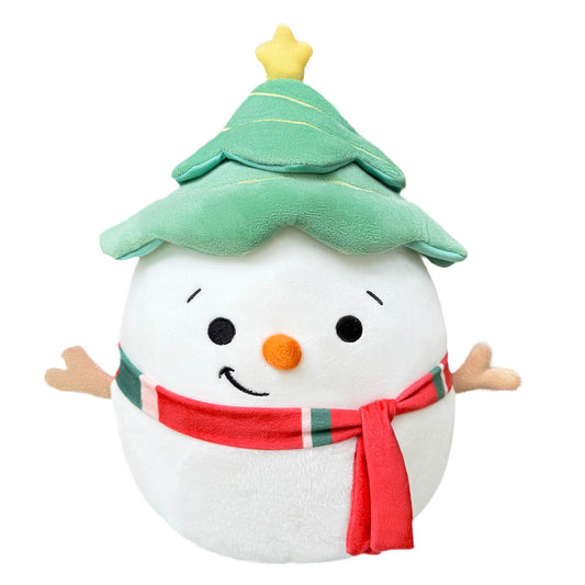 LAIDFUN Snowman Noel plush with tree hat adds festive decor to shelves