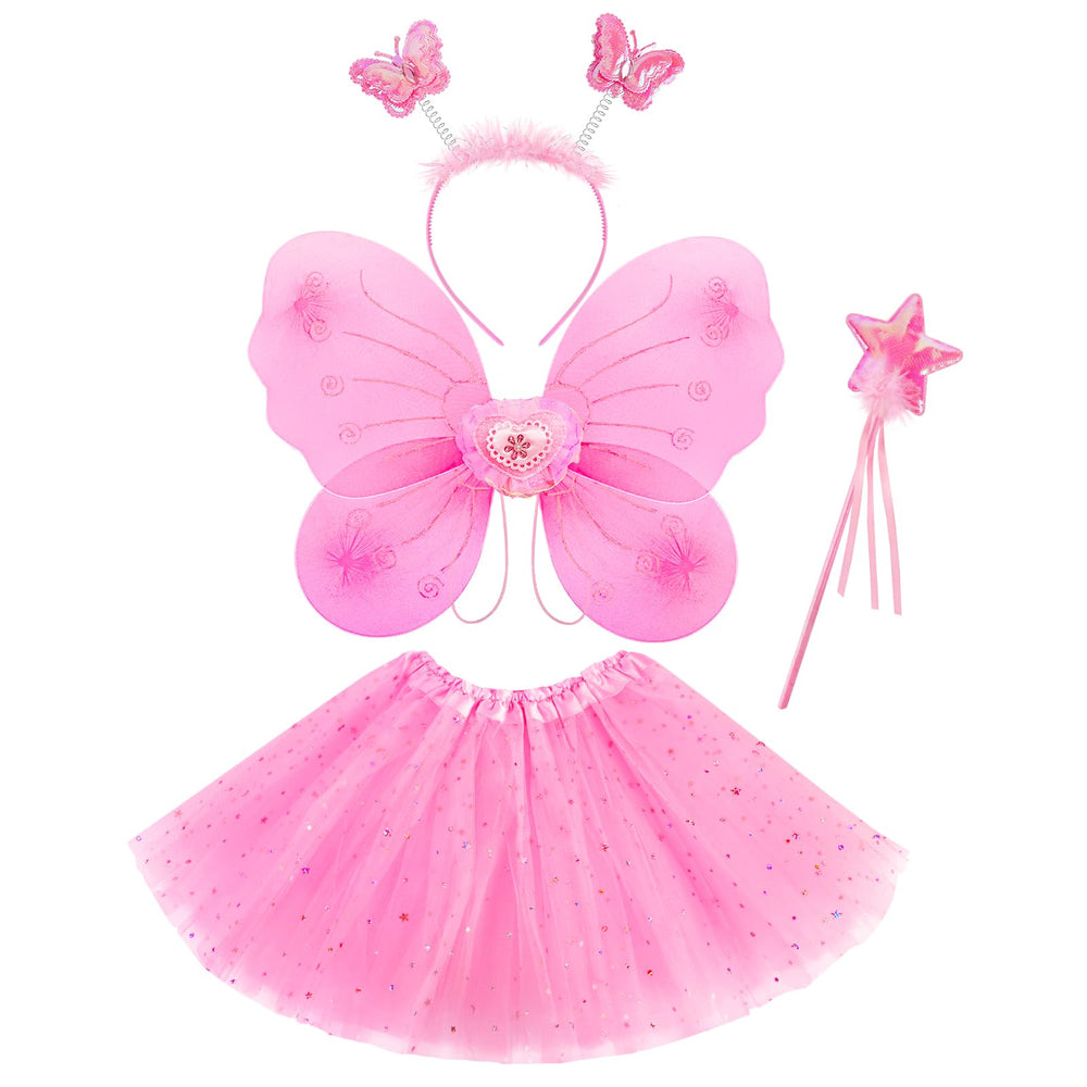 Lainlight butterfly wings for girls, adjustable straps for comfortable fairytale play.