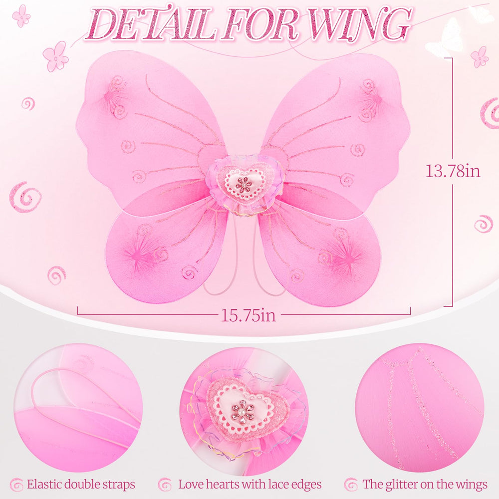 Lainlight pink tutu skirt, multi-layer gauze for fluffy, breathable movement during play.