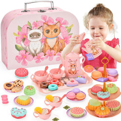 Lajeje Cat Tea Set teapot for imaginative play and tea parties.