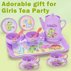 Lajeje tea set cups provide smooth rims for safe, comfortable sipping re-enactments.
