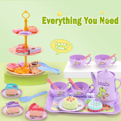 Lajeje 18-piece dessert set adds variety to pretend picnics or playdates.