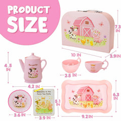 Lajeje Toddler Farm Tea Set desserts spark sweet storytelling moments