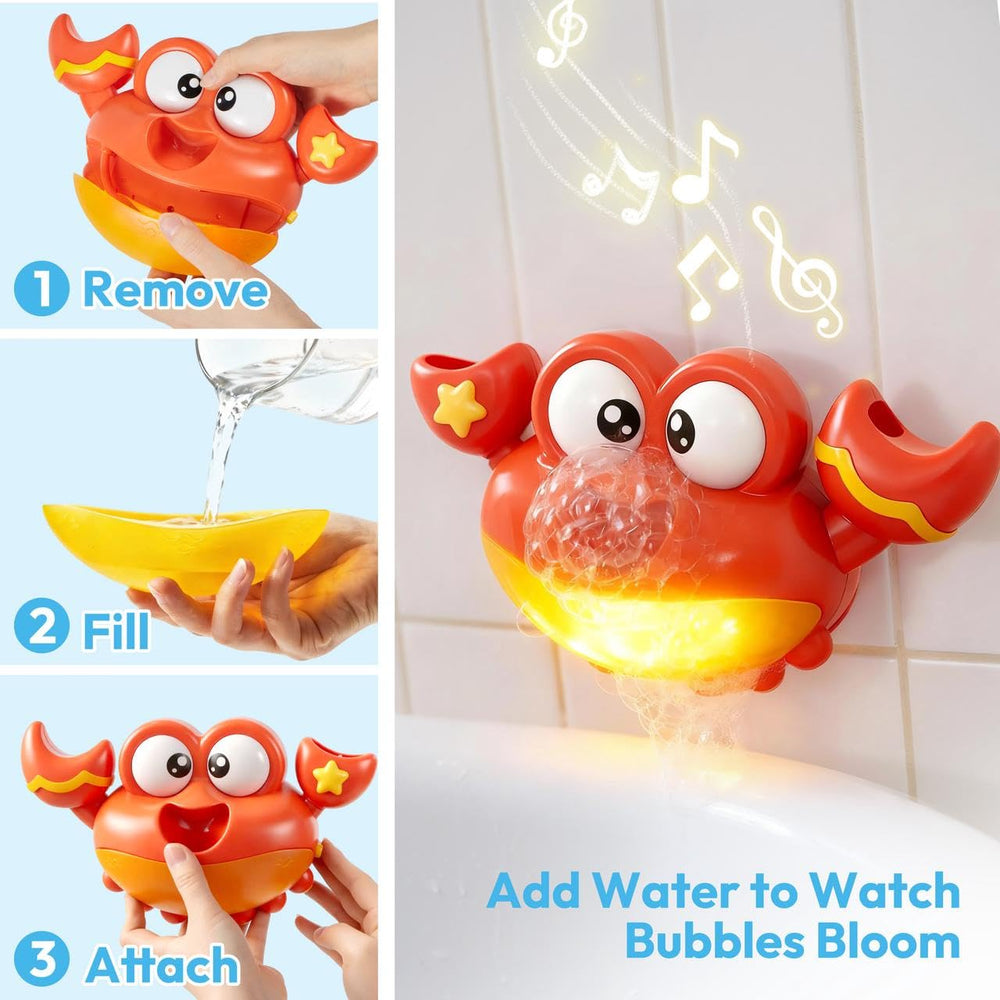Lalalark bath toy with LED lights brightens tub time