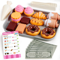 Lalalark Cookie Play Food Set cookies for imaginative pretend baking and role-play benefits.