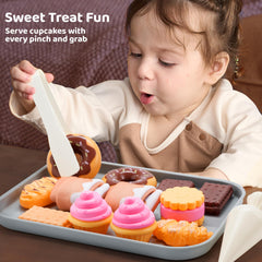 Lalalark Cookie Play Food Set play money for pretend transactions and math exploration.
