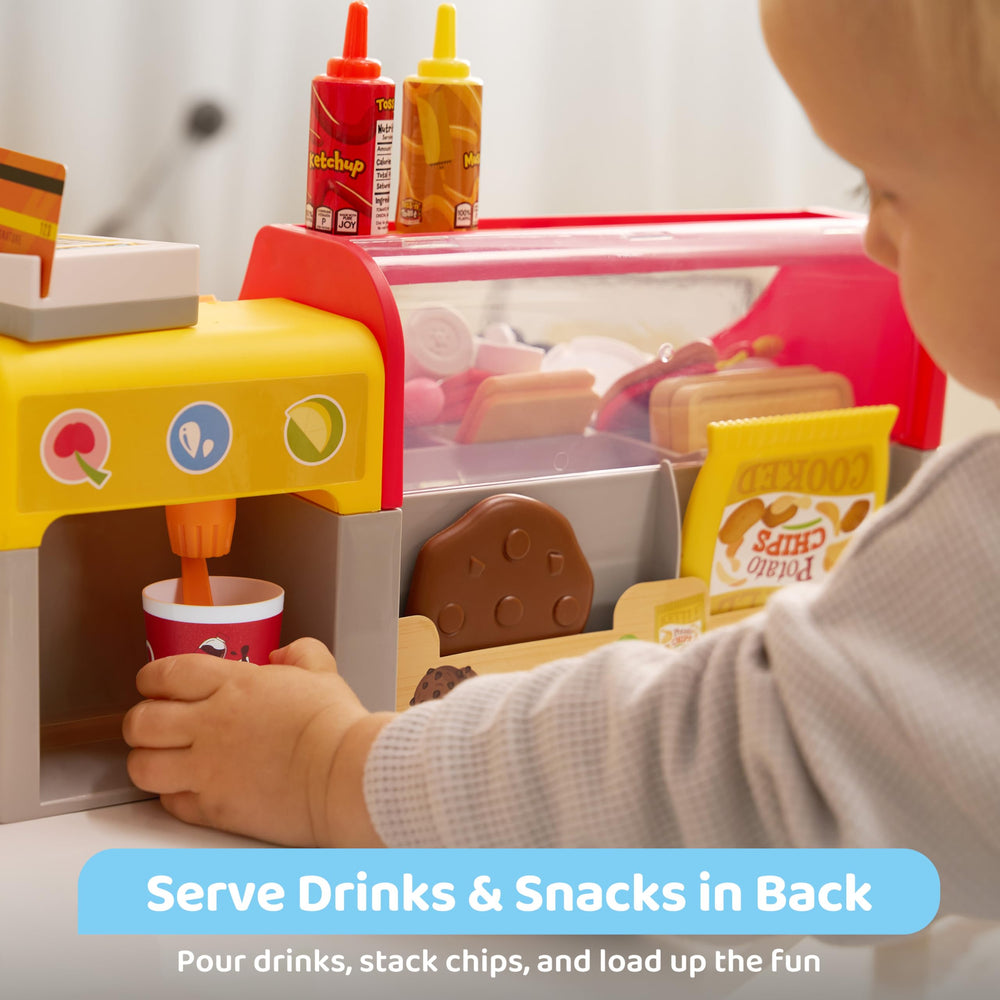 Lalalark kitchen stickers to personalize the set and spark creativity.