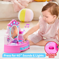 lalalark toddler vanity animal-theme design sparks imaginative storytelling