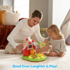 lalalark Whack a Mole features lights and sounds during use.