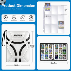Lalasu Soccer Card Binder wristband for easy carrying during games