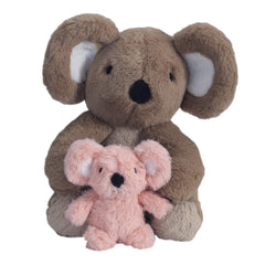 Lambs and Ivy Calypso Koalas Wuzzy provides a small, huggable travel companion.