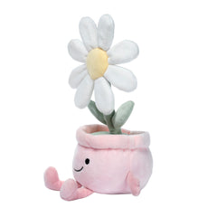 Soft velour texture of Lambs & Ivy Daisy Dreams plush