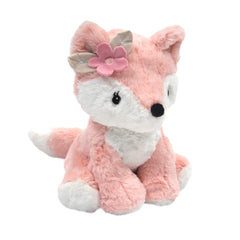Lambs & Ivy Friendship Tree fox plush pink for cozy cuddles.