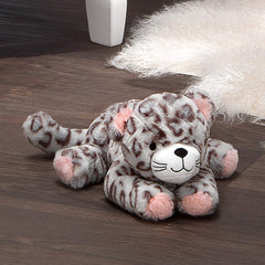 Lambs & Ivy Cleo leopard plush tail and silhouette ready for playtime and gifting.