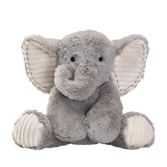 Lambs & Ivy Jett face detail with embroidered eyes for safe, endearing cuddle buddy.