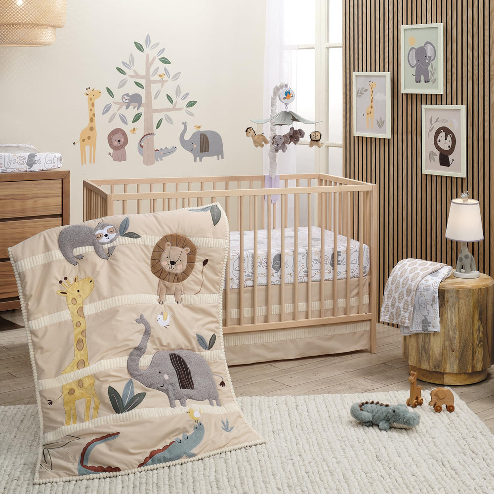 Lambs & Ivy Snappy nursery decor-friendly plush adds playful color and texture