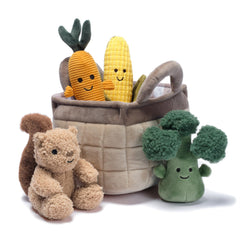 Lambs & Ivy plush broccoli for soft, safe sensory play