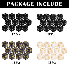 LAMJAM acrylic dice counters pack, durable for MTG and other TCGs.