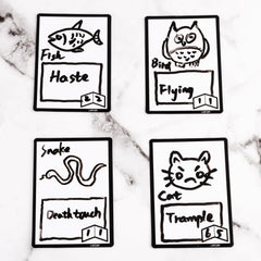 LAMJAM token setup in action during gameplay for life and counters