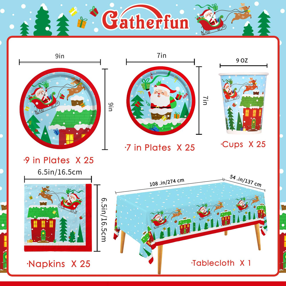 Lamparty Santa napkins six-and-a-half-inch for festive cleanup.