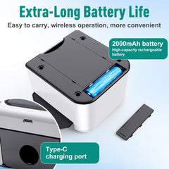 LAMZZP rechargeable Type-C battery powers cordless, mess-free play.
