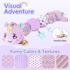 Lanbeby unicorn toy music box soothes babies with soft melodies
