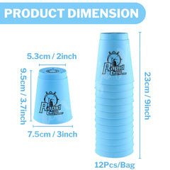 Lancisism three air vents design assists air release for smoother, faster stacking.