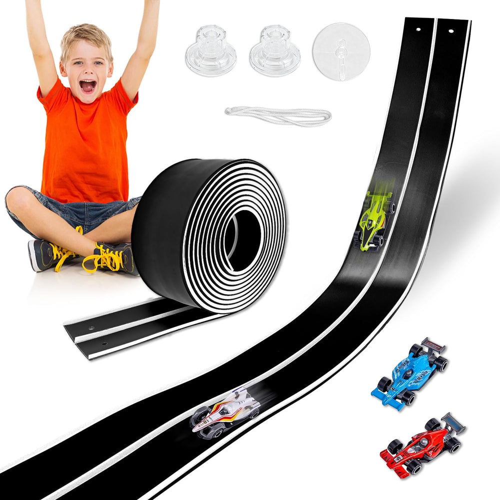 Landhix 15ft flexible race track offers versatile layouts for creative play.