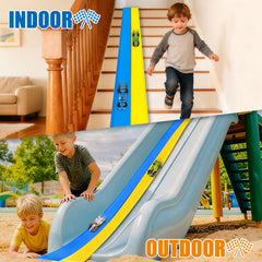 Landhix yellow and blue track design stands out in any play space.