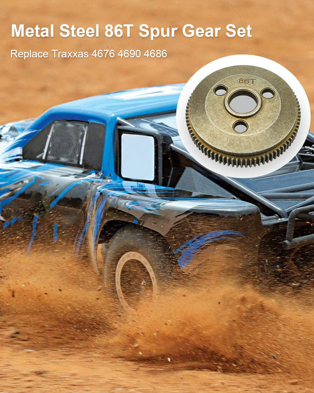 LANDSIN 17T pinion gear steel, compact drive option.