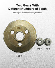 LANDSIN 19T pinion gear steel, balanced acceleration and speed.