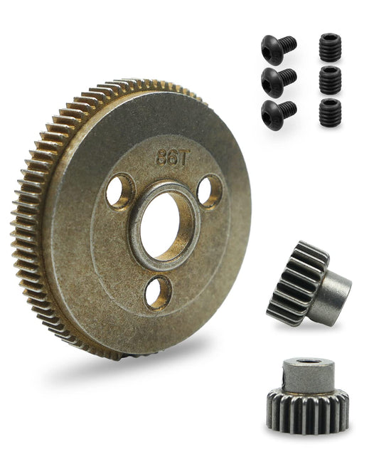 LANDSIN 86T spur gear for 1/10 RC cars, smooth operation and durability.