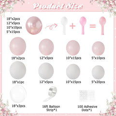 LANGASQUE 12in double-stuffed pink balloon adds bright color to celebrations