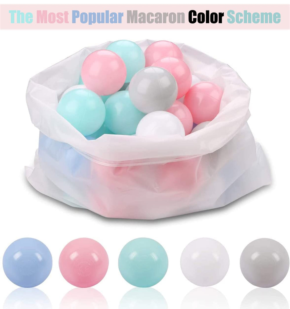 LANGXUN 2.2-inch soft balls for gentle baby and toddler handling.