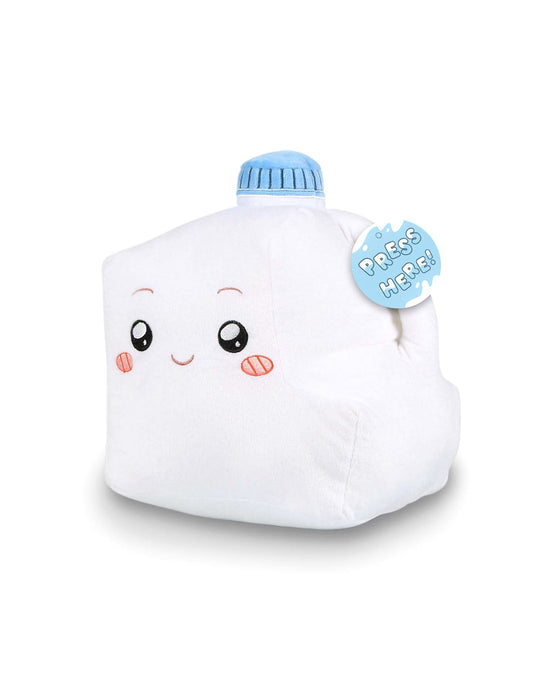 LankyBox Milky plush with voice box ready to sing The Milk Song.