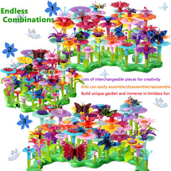 LANNEY interchangeable bases, stems, and petals enable endless creations