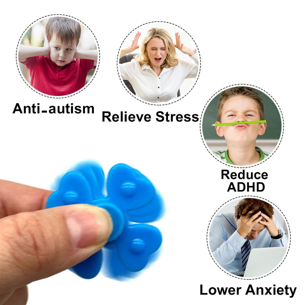 LANQKUISZ stress-relief spin toy promotes calm moments during breaks.