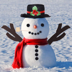 Lansian snowman kit pipe completes friendly snow friends with playful detail
