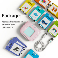 Lapare colorful flash cards invite exploration of colors, shapes, and letters.