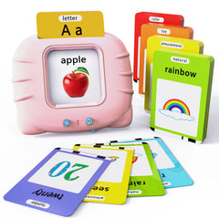 Lapare reader machine inserts card and pronounces words clearly for early literacy.