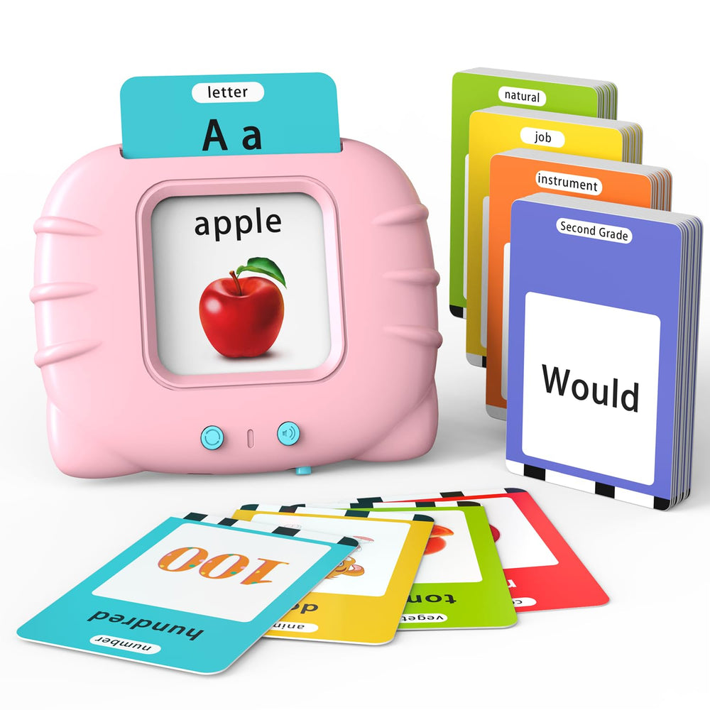 Lapare Audible Flash Cards for Toddlers showing ABC letters for early literacy.