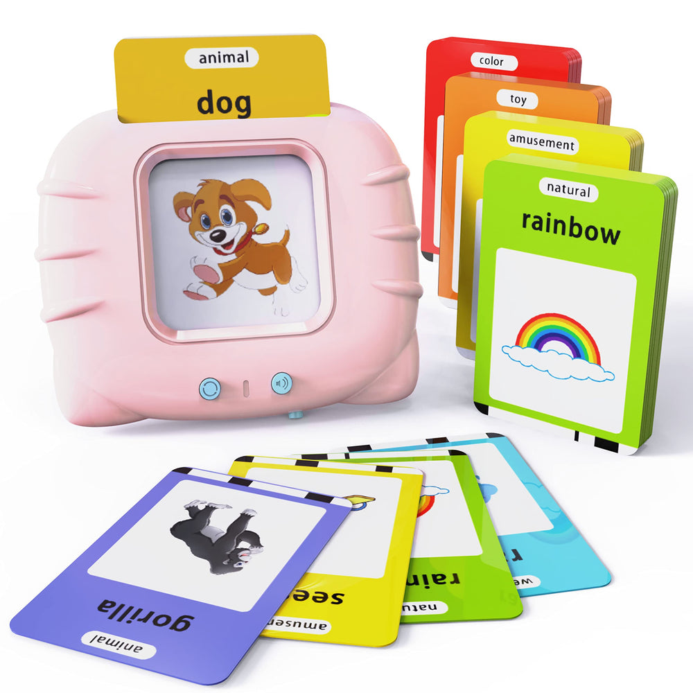 Lapare Audible Learning Toy card reader provides pronunciation support for toddlers.