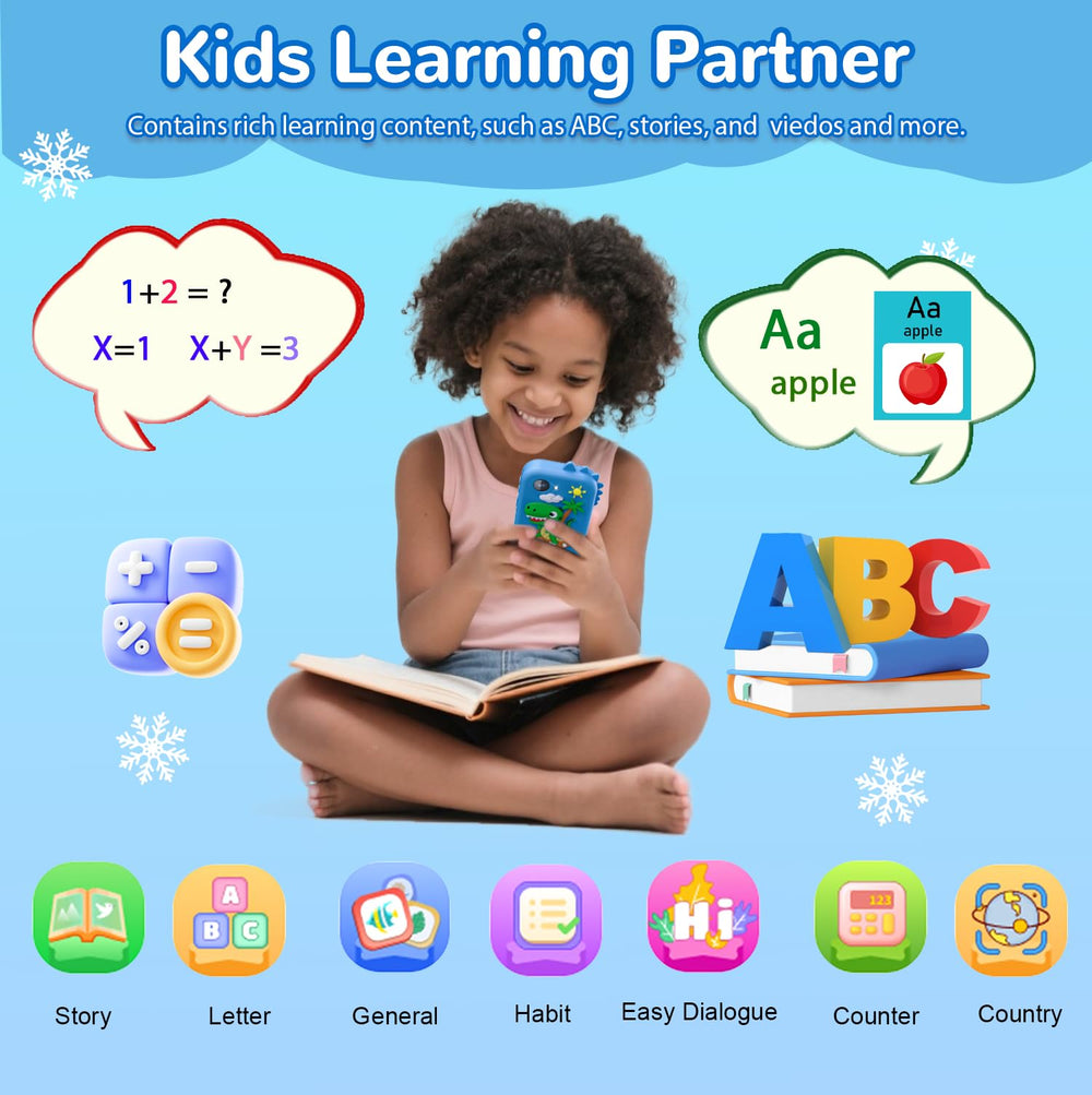 Lapare Kids Phone touchscreen enables easy learning and pretend play