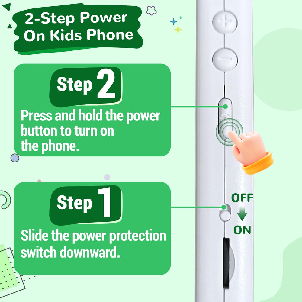 Lapare Kids Smart Phone 32GB storage supports offline apps.