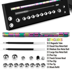 LARAH Color Fidget Pen drop-resistant alloy body for durable daily use.