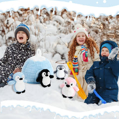 LaRandom travel-friendly design makes adventures with penguin pals easy.