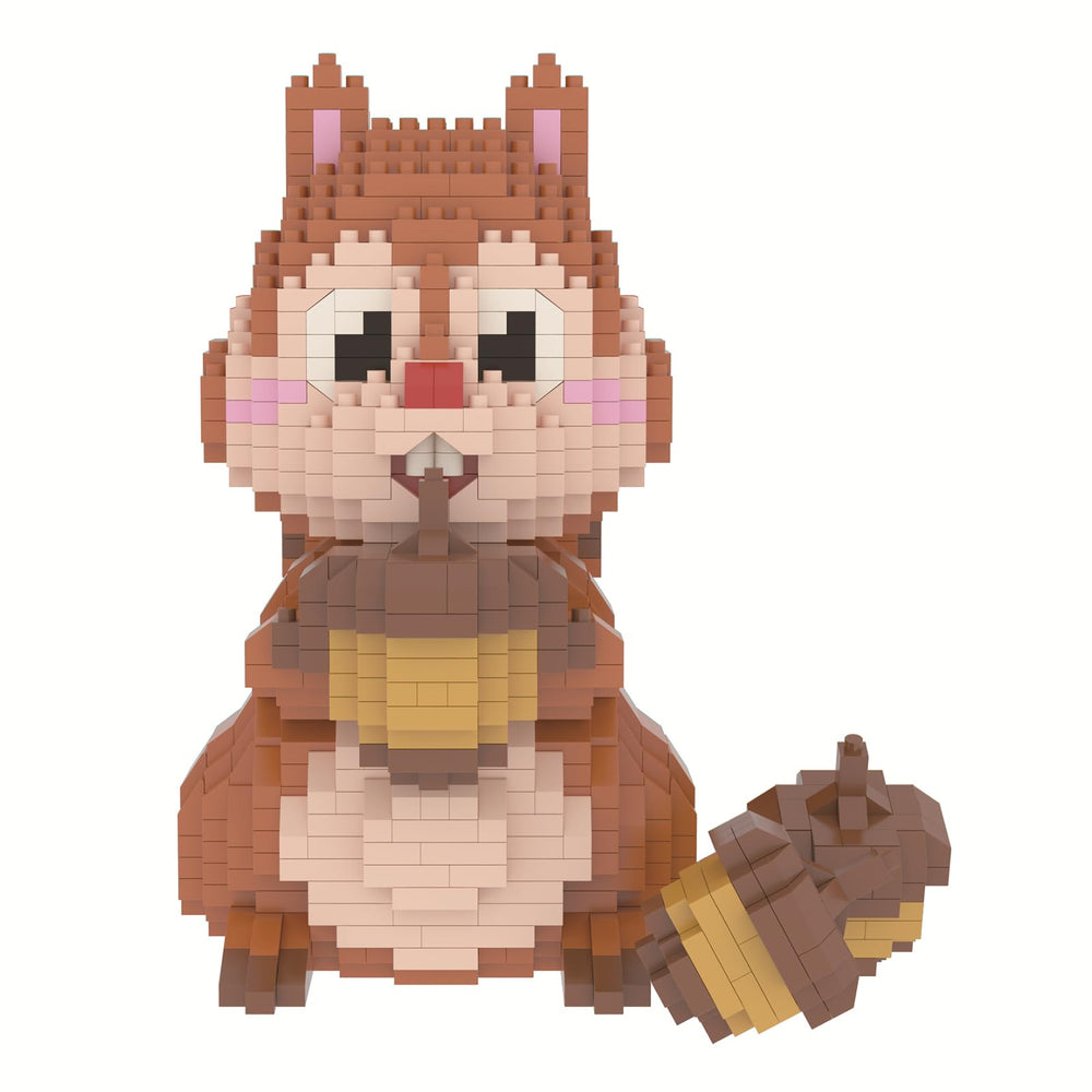 Larcele Detailed brick texture on the squirrel model for realism.