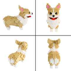 Adult-friendly relaxation activity with Larcele dog blocks.