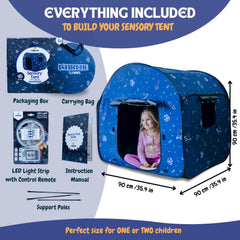 L'Arche premium CPC-certified polyester sensory tent