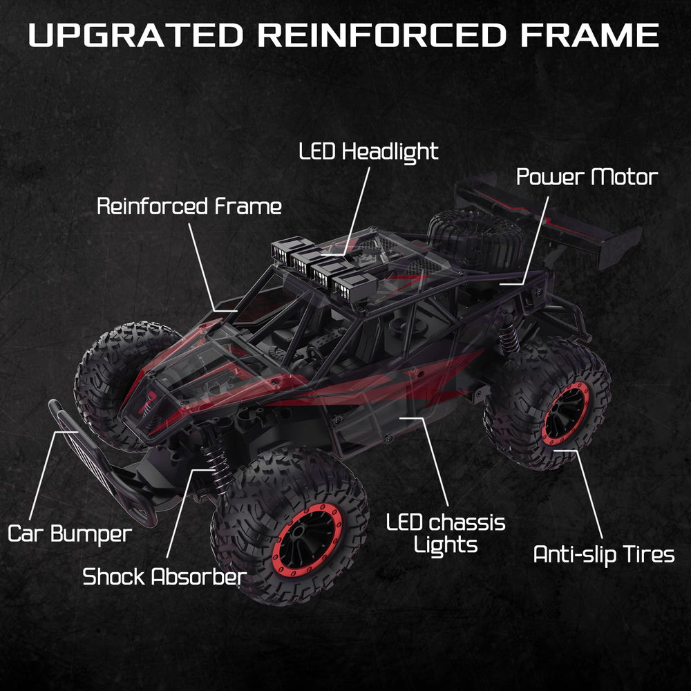 LARVEY ABS chassis emphasizes durability for off-road fun.